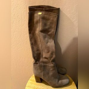 Diane Von Furstenburg suede boots